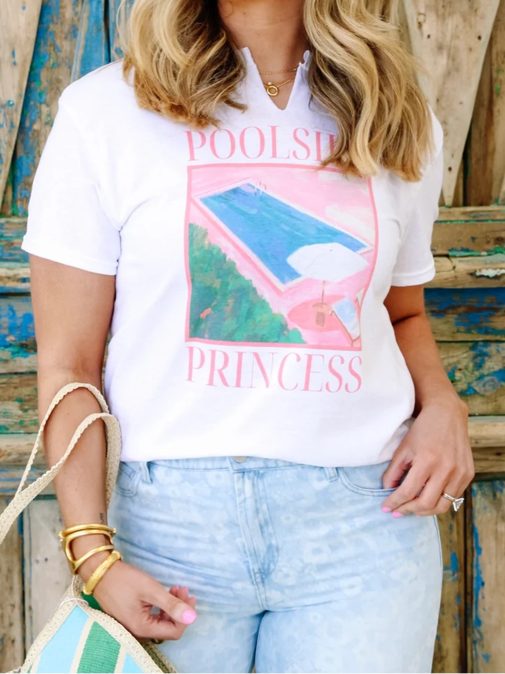 The Willow Tree poolside princess shirt